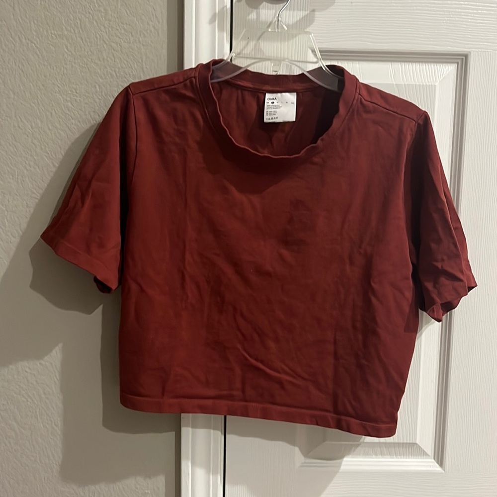 Onia cropped tee